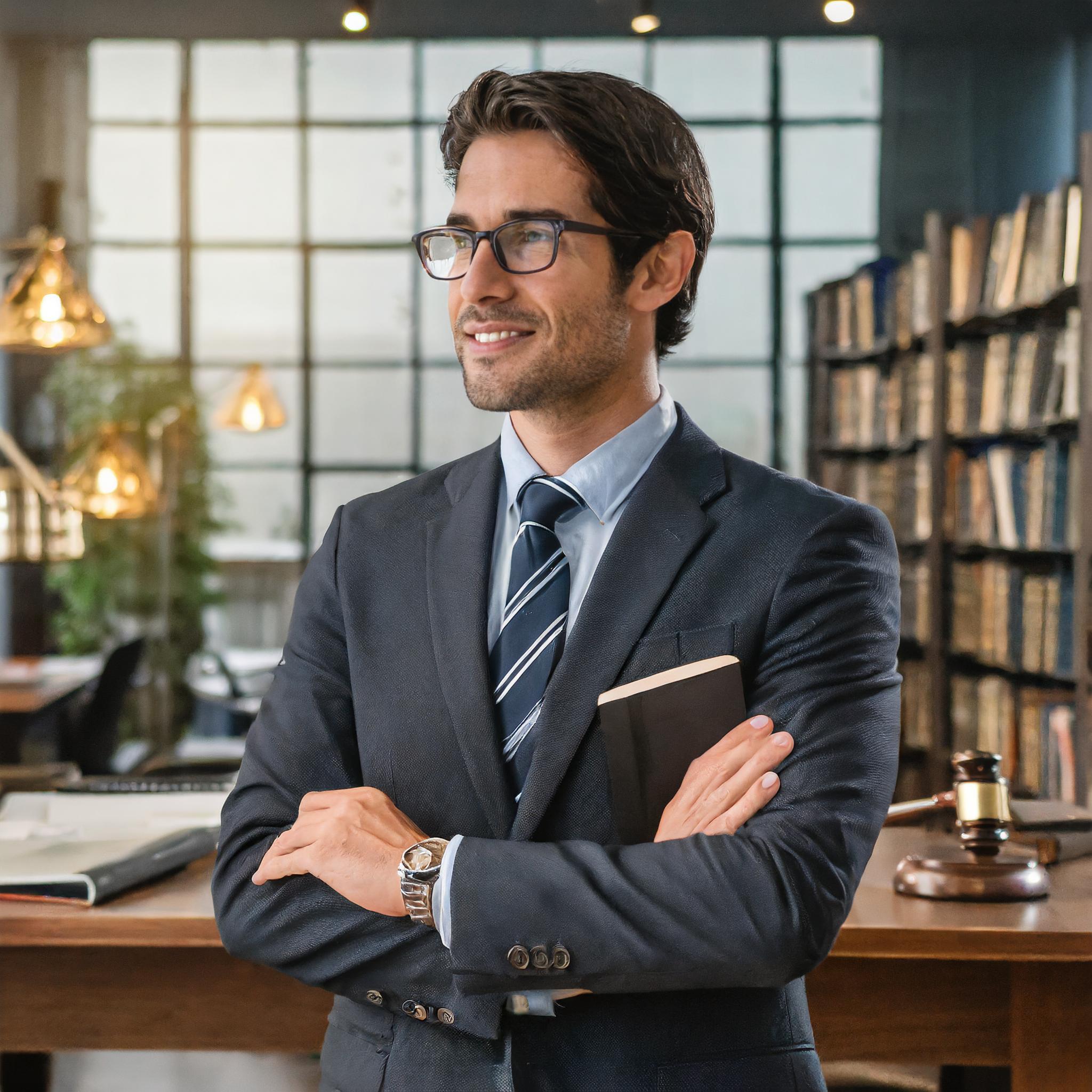 Business-professional man in an office setting